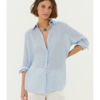 Camisa Linho Listrada