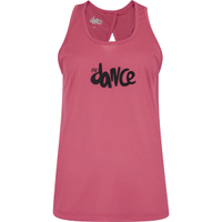 Camiseta Regata Feminina Fit Dance Transpassada
