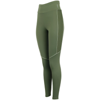 Calça Legging Feminina Oxer Textura New Média Compressão Cós Médio