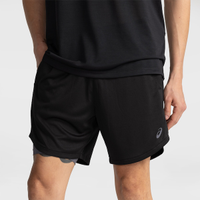 Bermuda Masculina ASICS Malha 2 em 1 Elástico Logo