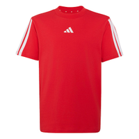 Camiseta adidas Manga Curta 3 Stripes - Infantil