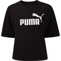 Blusa Cropped Feminina Puma Manga Curta Ess N1 Logo Relaxed