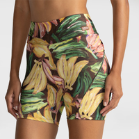 Bermuda Farm Biker Bananas Pintadas Feminina