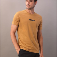 Camiseta Manga Curta Calvin Klein Masculino Box Nyc - Havana Camiseta Manga Curta Calvin Klein Masculino Box Nyc Havana p