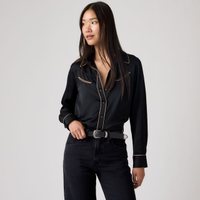 Camisa Levi's® Bradie Archival Preta Manga Longa - XS USA | PP BR
