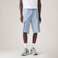 Bermuda Jeans Levi's® 478® Baggy Cargo Lavagem Clara - 28X12 USA | 36 BR