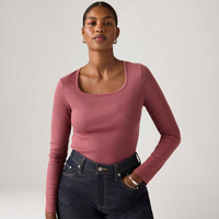 Blusa Levi's® Essential Rosa Manga Longa - S USA | P BR