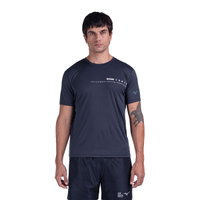 Camiseta de Corrida Mizuno Focus Stamp Masculina M Azul