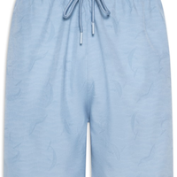 Short Masculino Beachwear Estampado - Azul