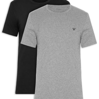Kit 2 Camisetas Masculinas Pack Top 2 Peças - Cinza