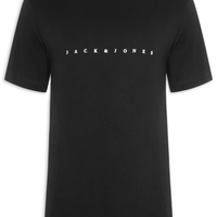 Camiseta Masculina Estampada - Preto