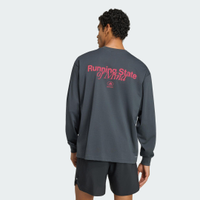 Camiseta Estampada Manga Longa Running State Of Mind Unisex adidas