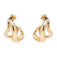 Brinco Feminino Orgânico - Dourado