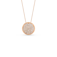 Pingente Glow em Ouro Rosé 18k com Diamantes