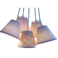 Lustre Pendente Tons de Rosa Cacho Menina