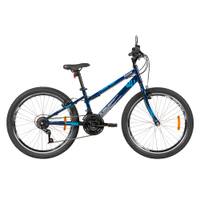 Bicicleta Caloi Max Aro 24 com Freio V-Brake e 21 Marchas - Preta/Azul