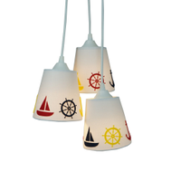 Lustre Pendente Triplo Baby Marinheiro