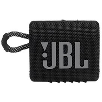 Caixa de Som Portátil JBL Go 3 com Bluetooth e À Prova de Poeira e Água Preto