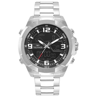 Relógio Technos Masculino Digitech Prata - BJK606AB/1P BJK606AB/1P