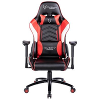 Cadeira Gamer Husky Gaming Storm, Preto, Vermelho e Branco, Com Almofadas, Reclinável, Descanso de Braço 2D - HST-RBW