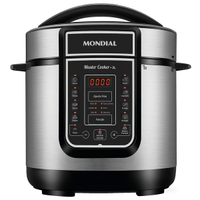 Panela Elétrica de Pressão Mondial Digital Master Cooker PE-40 3L - Preta/Inox - 110V