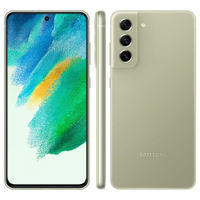 Smartphone Samsung Galaxy S21 FE 5G Verde 256GB, 8GB RAM, Tela Infinita de 6.4, Câmera Traseira Tripla, Android 11 e Processador Octa-Core