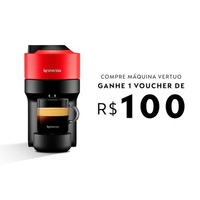 Máquina de Café Nespresso Vertuo Pop com Kit Boas-Vindas Vermelho / 220V