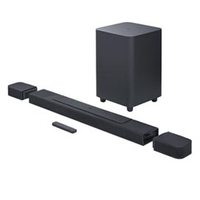 Soundbar JBL Bar 1000 com 7.1.4 Canais Com Alto-Falantes Surround Removíveis, MultiBea, Dolby Atmos e DTS:X - 440W RMS