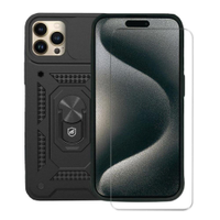 Kit Capa case capinha Dinamic Cam Protection e Pelicula Nano Vidro para iPhone 15 Pro - Gs