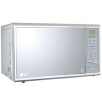 Forno de Micro-ondas LG 30 Litros MS3095 Prata com função limpa fácil e descongelamento uniforme - 220v