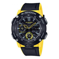 Relógio G-Shock Carbon Core Guard GA-2000-1A9DR Masculino Preto/Amarelo
