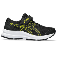 Tênis ASICS Contend 8 PS - Infantil - Preto/Amarelo