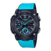 Relógio G-Shock Carbon Core Guard GA-2000-1A2DR Masculino Preto/Azul