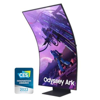 Monitor Gamer Samsung Odyssey Ark Curvo 55 4K UHD LED, 165Hz, 1ms, HDMI e DisplayPort, FreeSync Premium, Ajuste de Altura - LS55BG970NLXZD
