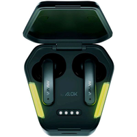 Fone de Ouvido WAAW by ALOK Energy 100 Bluetooth TWS Com Modo Gamer e Resistente à Água Preto