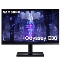 Monitor Gamer Samsung Odyssey 24", FHD, 144 Hz, 1ms, com Ajuste de Altura, HDMI, DP, Freesync, Preto, Série G30