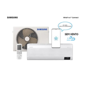 Ar Condicionado Split Hi Wall Samsung Digital Inverter WindFree 9000 BTU/h Frio AR09CVFAMWKNAZ