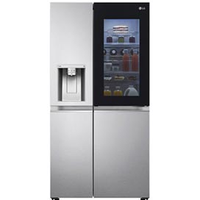 Refrigerador Side By Side LG de 03 Portas Frost Free com 598 Litros InstaView Aço Escovado - GC-X257CSH