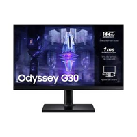 Monitor Gamer Samsung Odyssey G30 24 Led FHD 144Hz 1ms HDMI DP IPS Freesync Pivot - LS24BG300ELMZD Preto